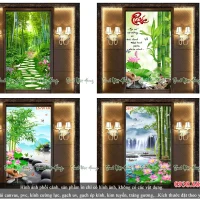 04 mẫu tranh cây trúc MN11