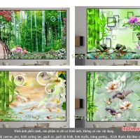 Tranh gạch 3D cây trúc MN09