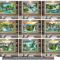 Gạch 3d sơn thủy MST18
