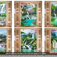 Gạch 3d sơn thủy MST02