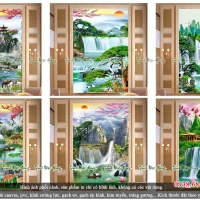 Gạch 3d sơn thủy MST07