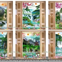Gạch 3d sơn thủy MST11