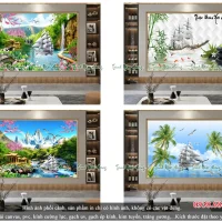 Catalog 04 mẫu tranh gạch 5D hình ảnh con Thuyền V5