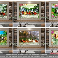 Gạch 3d phòng khách MPK44