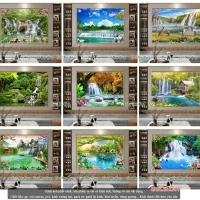 Gạch 3d phòng khách MPK53