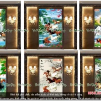 Top 15 mẫu tranh gạch 5D Ngựa phi nước đại V3