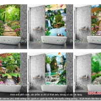Catalog 06 mẫu tranh biển ốp phòng tắm V3