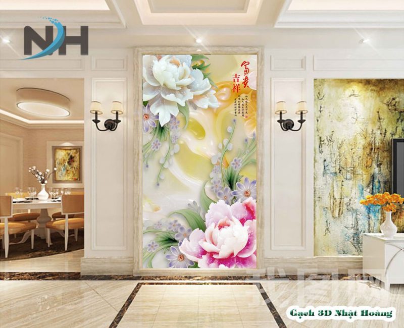 Gạch 3D ốp tường giả ngọc