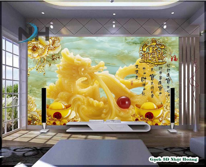 Gạch 3D ốp tường giả ngọc