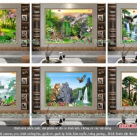 Top 12 mẫu tranh gạch kính 5D con Hổ V1