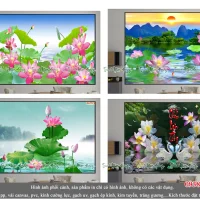 Gạch 3D hoa sen MHS23