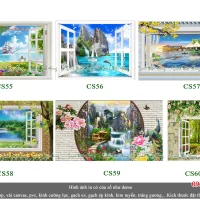 Top 06 mẫu gạch ốp 5D cửa sổ đẹp V6
