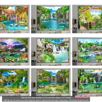 Tranh gạch 3D ốp tường mẫu NH42