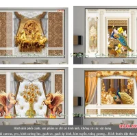 Tranh gạch 3D ốp tường mẫu NH40