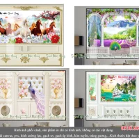 Tranh gạch 3D ốp tường - Mẫu NH28