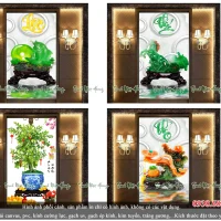 04 mẫu Tranh gạch kính 5D - MPN38