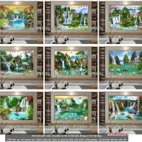 Tranh gạch 3D ốp tường mẫu VL26