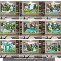 Tranh gạch 3D ốp tường mẫu NH36