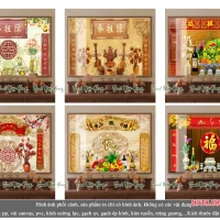 06 mẫu Tranh gạch 3D Cửu Huyền Thất Tổ 1