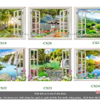Top 06 mẫu gạch tranh 5D cửa sổ V8