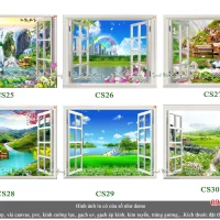 Top 06 mẫu tranh kính 5D cửa sổ V3