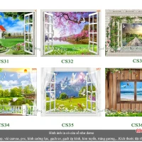 Tổng hợp 06 mẫu tranh gạch cửa sổ V9