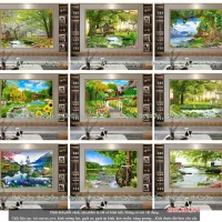 Gạch 3D ốp tường mẫu NH392