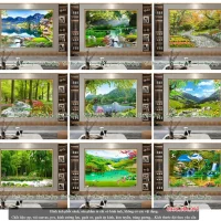 Gạch 3D ốp tường mẫu 3DNH62