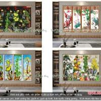 Tranh gạch Tứ Qúy 3DNH250