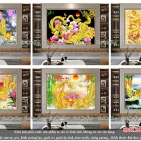 Top 9 mẫu tranh đá 5D Rồng V2