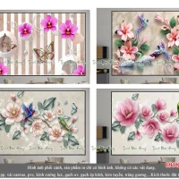 Tranh kính ốp tường 3DNH413