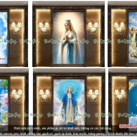 Tranh gạch 3D Đức Mẹ Maria 3DNH597