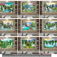 Tranh gạch phong cảnh TD3D430