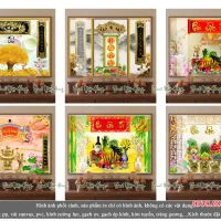 Catalog 10 mẫu tranh gạch phòng thờ V5