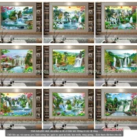 Tranh gạch sơn thủy SN60