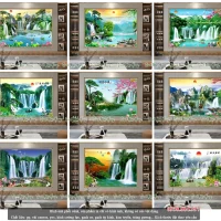 Tranh gạch sơn thủy SN64