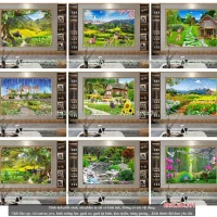 Tranh gạch phong cảnh TD3D432