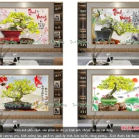 Gạch tranh cây Mai vàng 1