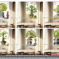 Gạch tranh cây khế 2