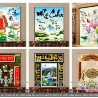 Tranh gạch Cửu Huyền Thất Tổ C9