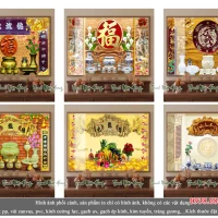 Tranh gạch Cửu Huyền Thất Tổ C17